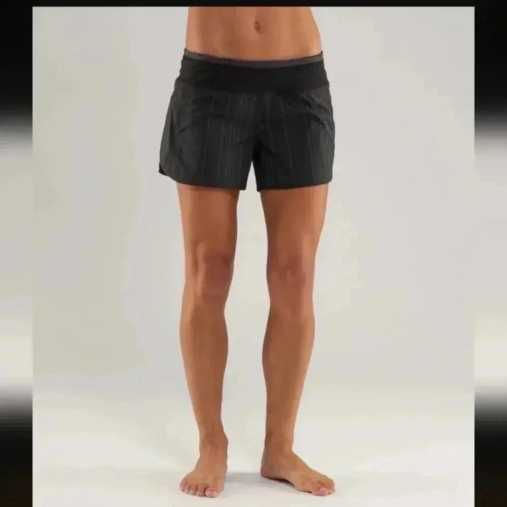 Lululemon Turbo Run Short *Reflective Black